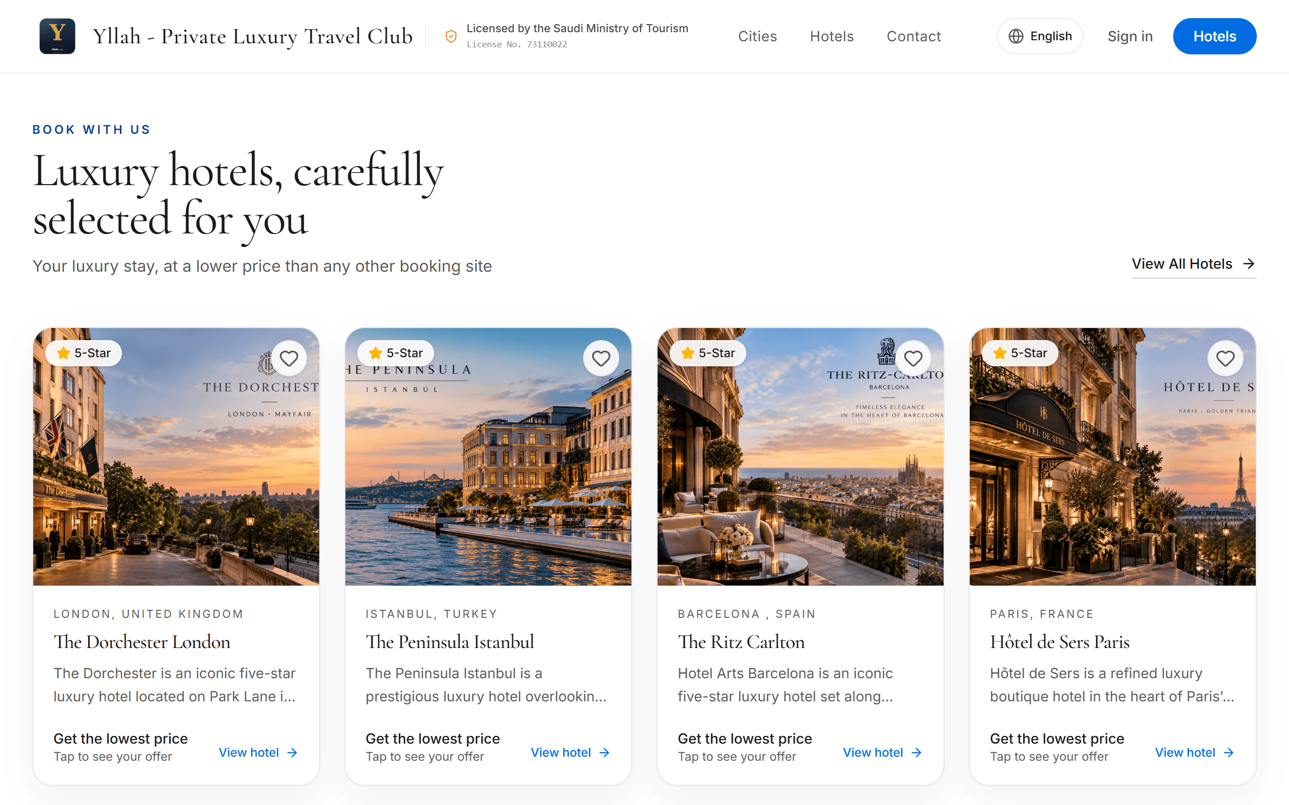 Yllah — Private Travel Club & Concierge Booking Platform